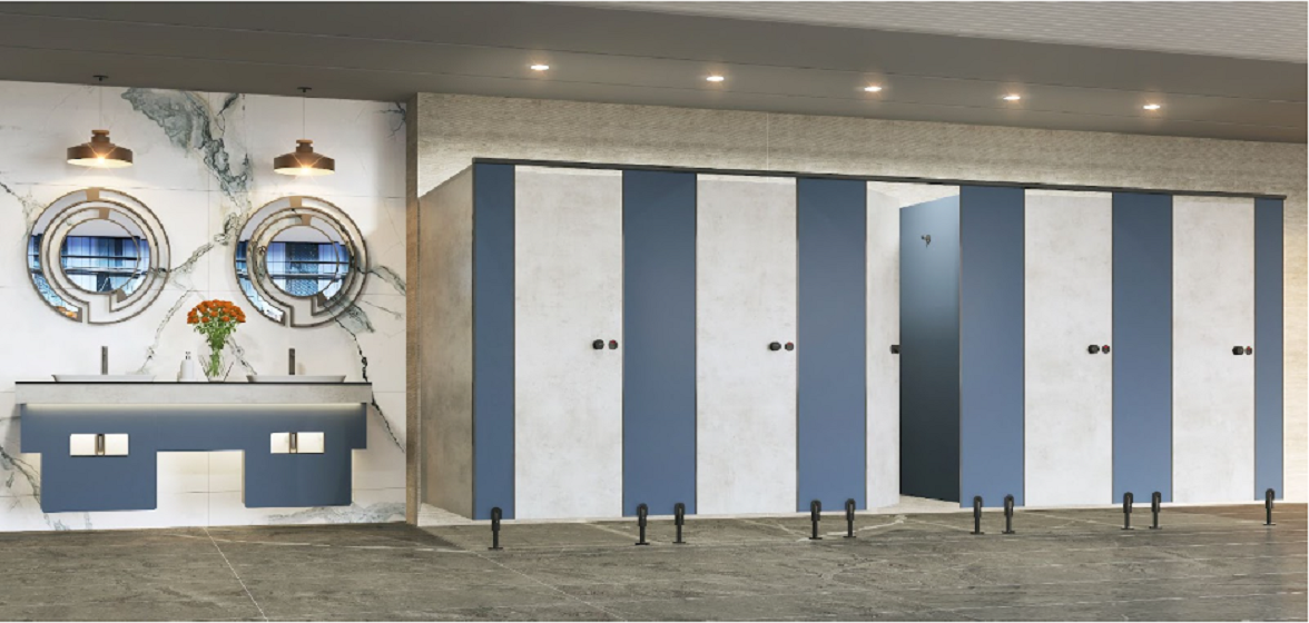 Bathroom cubicles and partitions from Greenlam Sturdo