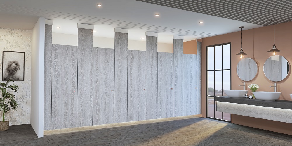Benefits of designer toilet partitions and cubicles by Greenlam Sturdo